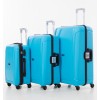 RK-9150 SKY-LINE PP trolley 3-delige set 4 wielen TSA slot kleur blauw