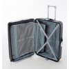 RK-9150 SKY-LINE PP trolley 3-delige set 4 wielen TSA slot kleur zwart