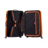 RK-7028 NEON-FIX ABS trolley 3-delige set 4 wielen TSA slot kleur oranje