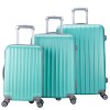 RK-7800A TRANPORTO ABS handbagage trolley 55cm kleur mint groen