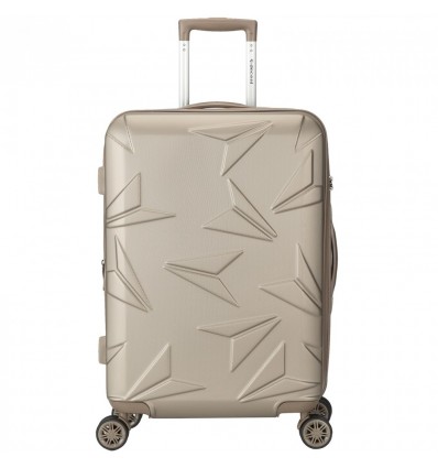 Decent Q-Luxx Koffer 67cm Expandable Champagne