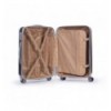 RK-7800B TRANPORTO ABS trolley 66cm TSA slot kleur champagne