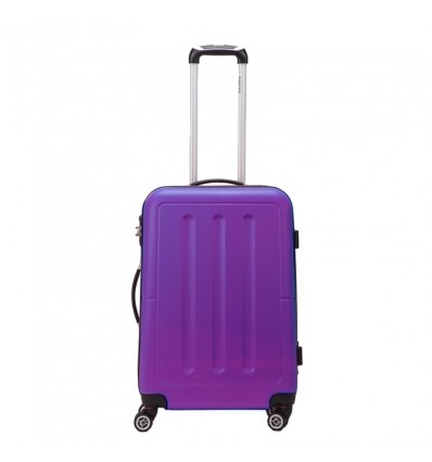 RK-7028B NEON-FIX ABS trolley 66cm TSA slot kleur paars