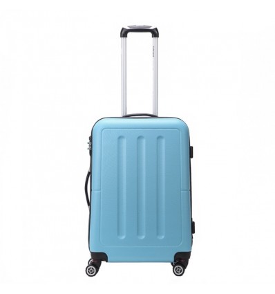 RK-7028B NEON-FIX ABS trolley 66cm TSA slot kleur blauw