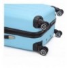 RK-7028B NEON-FIX ABS trolley 66cm TSA slot kleur blauw
